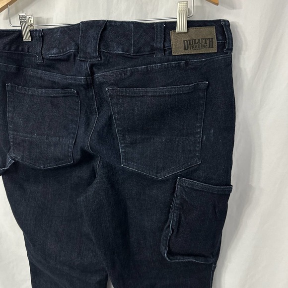 Duluth Trading Jeans Womens 10 Curvesetter Double Flex DoubleChapped Skinny Work - Picture 8 of 10
